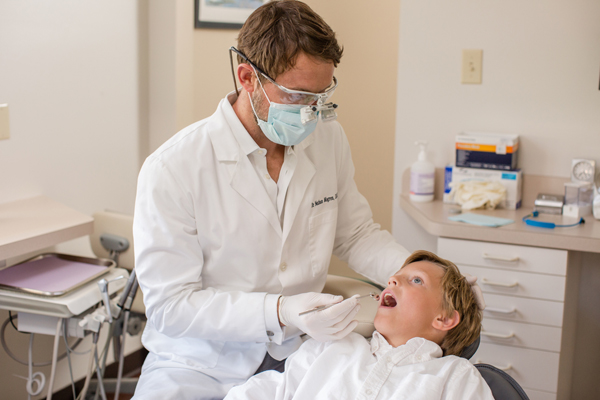 Dr Nate with Patient